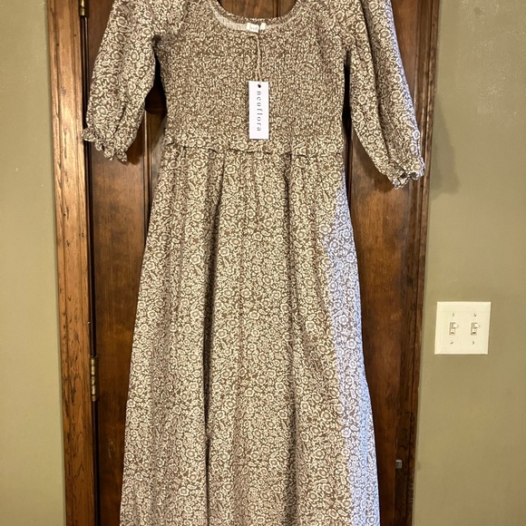 NWT Neuflora capetown brown floral dress - Picture 6 of 9